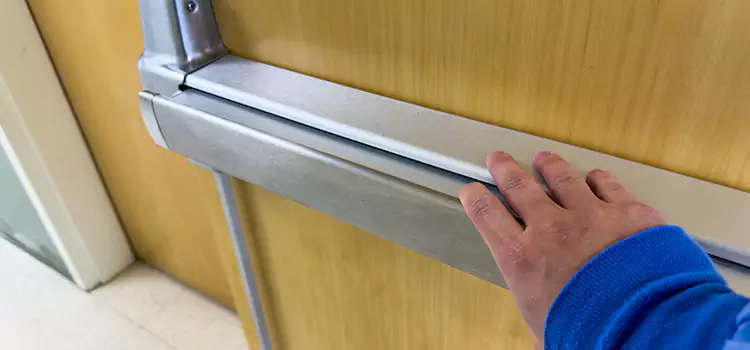 Installing a Push Bar on a Door Trotwood